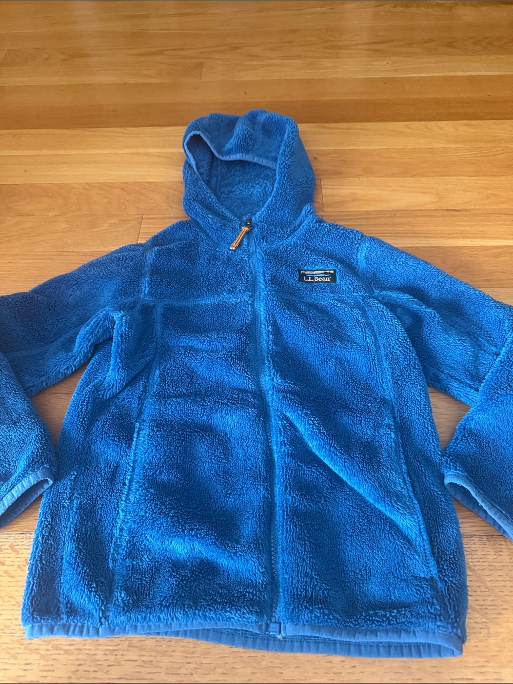 L.L.Bean unisex kids hi-pile fleece jacket size small (8). - Picture 2 of 9